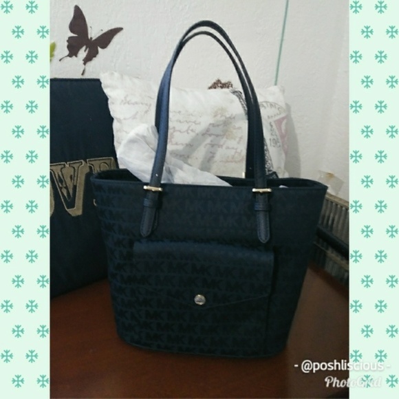 MICHAEL Michael Kors Handbags - Michael Kors Jet Set Jacquard Medium Tote